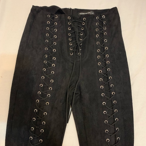 Maniere de voir suede lace up legging - Picture 2 of 5